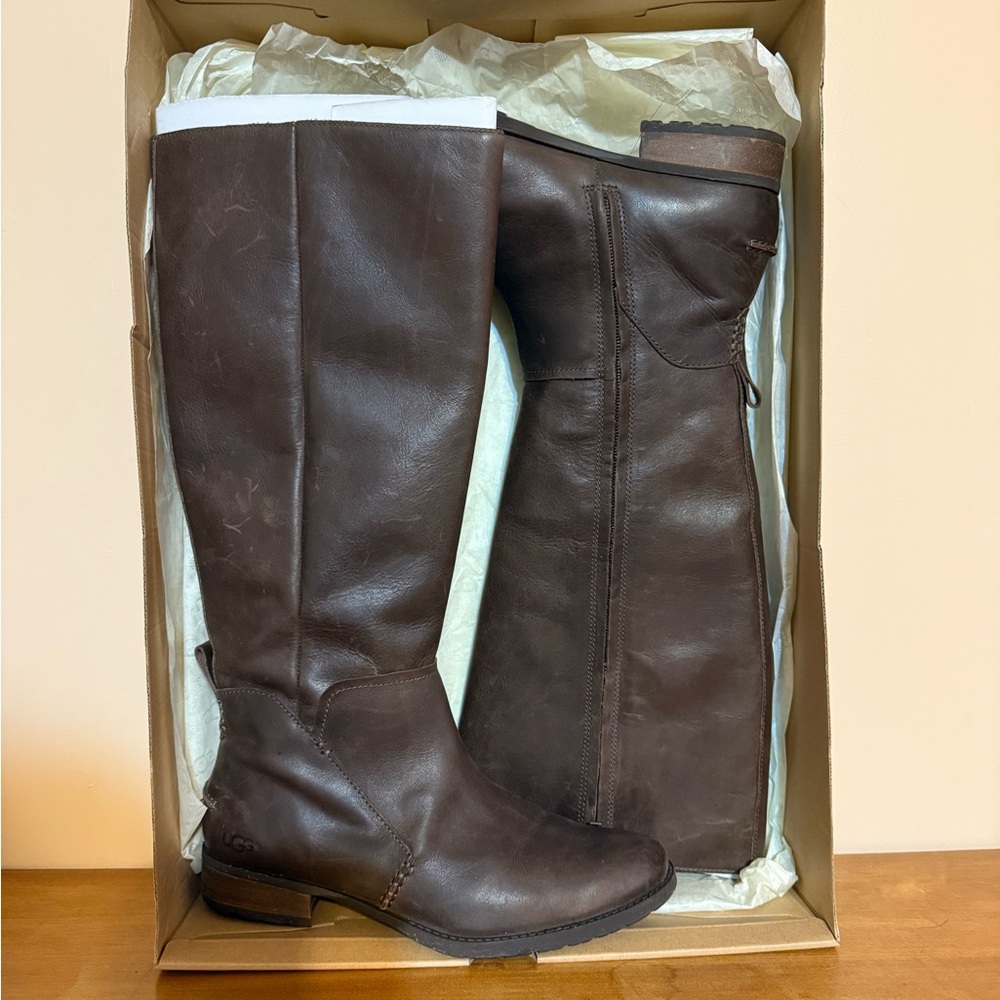 UGG knee high leather boots